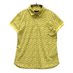 サイズ：M CALLAWAY キャロウェイ  半袖ポロシャツ 小花 総柄 イエロー系 [240101561657] ゴルフウェア レディース ストスト