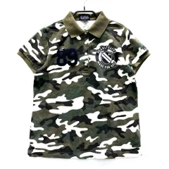サイズ：1 PEARLY GATES パーリーゲイツ  半袖ポロシャツ カモフラ柄 カーキ系 [240101562169] ゴルフウェア レディース ストスト