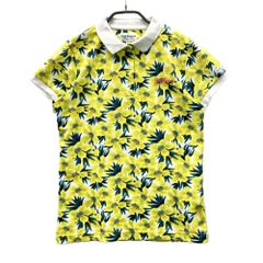 サイズ：2 JACK BUNNY ジャックバニー  半袖ポロシャツ 花柄 ホワイト系 [240101566403] ゴルフウェア レディース ストスト