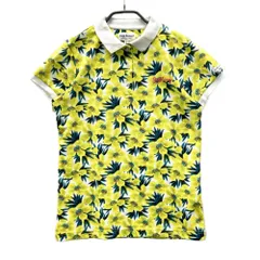 サイズ：2 JACK BUNNY ジャックバニー  半袖ポロシャツ 花柄 ホワイト系 [240101566403] ゴルフウェア レディース ストスト