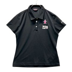 サイズ：L MUNSING WEAR マンシングウェア  半袖ポロシャツ  ブラック系 [240101566834] ゴルフウェア レディース ストスト