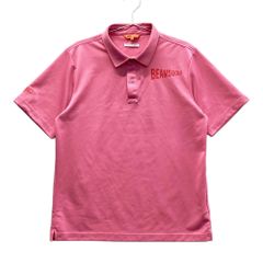 サイズ：L BEAMS GOLF ビームスゴルフ  半袖ポロシャツ  ピンク系 [241003000693] ゴルフウェア メンズ ストスト