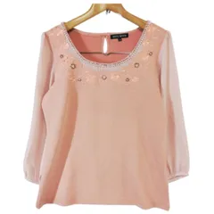 美品☆ MISCH MASCH 七分袖 ブラウス 春秋 Mサイズ　b747