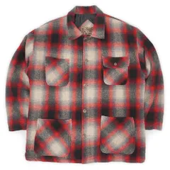 URBAN EQUIPMENT 90s 90年代 ウールジャケット カバーオール キルティングライナー 珍品 USA BLACK ヴィンテージ アメリカ 古着 黒 × 赤 オンブレチェック柄 L【中古】