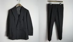 美品 18SS RING JACKET リング ヂャケット MEISTER RT028S67B セットアップ ダブル ジャケット スラックス スーツ 灰 サイズ 42 1101P★2