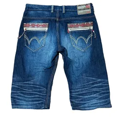 EDWIN XV 474XVS ハーフ ストレートデニム インディゴ サイズ38 メンズ3L エドウィン