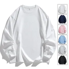 メンズ トップス ロンT 長袖tシャツ Tシャツ カットソー 無地Tシャツ 100％コットン 綿T 秋 秋物 新作