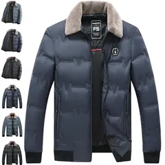 中綿ジャケット ダウンジャケット メンズ 暖かい ブルゾン 厚手 防風 防寒着 保温 通勤 ジャケット 秋冬 秋物 アウター