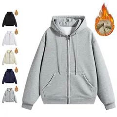 ジップアップパーカー メンズ 長袖パーカー 無地 裏ボア スポーツ パーカ フード付き 裏起毛 秋服 秋 冬服