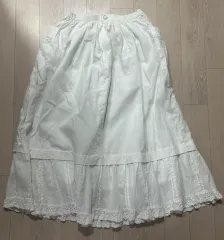 スカート ロング丈 ティアード