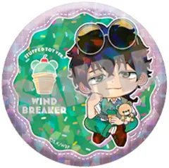 【中古】バッジ・ビンズ 十亀条 「WIND BREAKER トレーディングホログラム缶バッジ STUFFED TOY ver.」