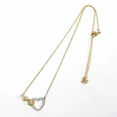 【三重本店】 中古 SWAROVSKI | スワロフスキー Hyperbola ハイパーボラ ネックレス / インフィニティ＆ハート カラー：ゴールド系×シルバー 【136】