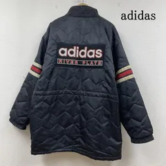 アディダス 90s 白タグ 中綿 ナイロン ジャケット 防寒 スリーストライプス ロゴ 刺繍 キルティング メンズ 3 ISItems【USED】【古着】【中古】50148513