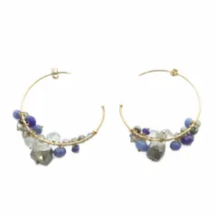 Sweet Pea 天然石フープピアス 2025年最新】SweetPea レディース ピアス(両耳用)の人気アイテム