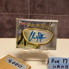 UPPER DECK SP GAME USED EDITION CHARLEY HOFFMAN 直筆サインカード INKED DRIVERS カード