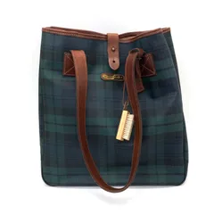 ◆POLO RALPH LAUREN◆ポロラルフローレン ブラックウォッチ トートバッグ ショルダーバッグ チェック グリーン