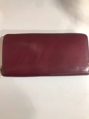 PRADA 長財布 ラウンドファスナー ボルドー エナメル 赤 - メルカリ