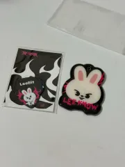 Stray Kids(ストレイキッズ・スキズ・SKZ) リノ(LEE KNOW・イミンホ) リービット(Leebit) ギターピック ぷにぷにキーホルダー