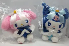 【中古】クロミ マイメロディ マイメロ ぬいぐるみチャーム　Happyくじ Sanrio characters Holiday Collection ホリデー 2025 セット