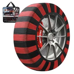 【冬】スノーソックス 布製 タイヤチェーン 非金属 雪 チェーン 軽自動車 簡単装着 ジャッキアップ不要 低振動 低騒音 タイヤを傷つけない チェーン規制 S