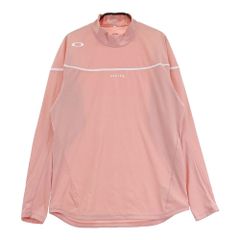 サイズ：L OAKLEY オークリー 2025年モデル ハイネック 長袖Tシャツ  ピンク系 [240101579751] ゴルフウェア レディース ストスト