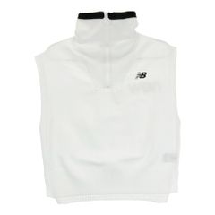 サイズ：1 NEW BALANCE GOLF ニューバランス 2024年モデル ハーフジップ ニットベスト  ホワイト系 [240101581915] ゴルフウェア レディース ストスト