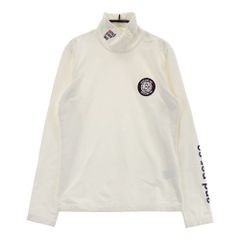 サイズ：M AND PER SE アンパスィ  ハイネック長袖 Tシャツ ワッペン  ホワイト系 [240101582410] ゴルフウェア レディース ストスト