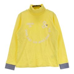 サイズ：M AND PER SE アンパスィ 2023年モデル タートルネック長袖 Tシャツ  イエロー系 [240101582412] ゴルフウェア レディース ストスト