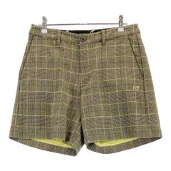 サイズ：1 MASTER BUNNY EDITION マスターバニーエディション  ショートパンツ グレンチェック ベージュ系 [240101582753] ゴルフウェア レディース ストスト