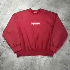 Supreme 25ss Washed Box Logo Crewneck Sweatshirt 