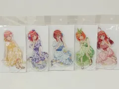 五等分の花嫁 沖縄の海に誘われて かりゆし アクリルスタンド 5種コンプリート セット まとめ売り 中古【未使用】中野一花・二乃・三玖・四葉・五月 [M-6279]