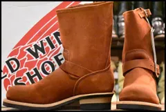 US8.5 未使用品 赤茶スエード レッドウィング エンジニアブーツ 8812 8.5D 美品 05年】レッドウィング 8812 赤茶スエード エンジニア