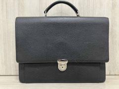 2335 RUFFO ルッフォ レザー ビジネスバッグ 黒 ブラック - メルカリ