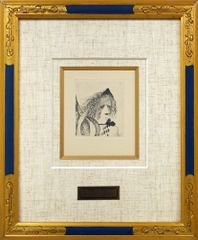 油絵 菅家令子 絵 絵画インテリア額付(青緑＋金色の枠)F4-081714 女子
