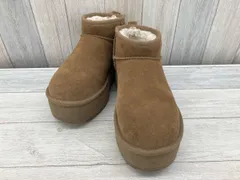 UGG／アグー／ショートブーツ／Classic Ultra Mini Platform／24cm／レディース／ブラウン／1135092