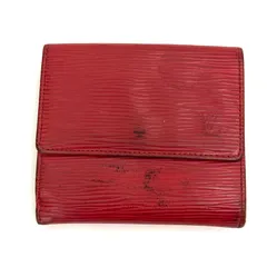 ◆LOUIS VUITTON◆ルイヴィトン エピ ポルトモネビエカルトクレディ 三つ折り財布 折りたたみ財布 赤 レッド ジャンク