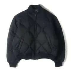 POLO Ralph Lauren ポロ ラルフローレン ジャケット ネイビー 紺 サイズ:L | 雰囲気抜群 希少モデル | 90s ポニー刺繍 スカイライナー キルティング ダウン ジャケット | 90年代 ヴィンテージ 古着【メンズ】【中古】