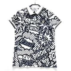 サイズ：1 JACK BUNNY ジャックバニー  半袖ポロシャツ 総柄 ホワイト系 [240101557684] ゴルフウェア レディース ストスト