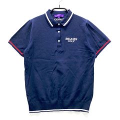 BEAMS PLUS スキッパーポロシャツ ネイビー Mライン - メルカリ