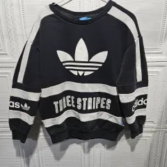 アディダス THREE STRIPES スウェット ブラック