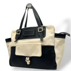 ケイトスペード Kate spade トートバッグ 黒 白 バイカラー A4収納 ワンショルダー ハンドバッグ ブラック ホワイト シルバー金具 肩掛け可 レザー 本革 キャンバス s70 レディース