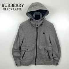 BURBERRY BLACK LABEL 00s y2k style sweat hoodie jacket M バーバリーブラックレーベル スウェット ダブルジップ フードジャケット 平成 お兄系