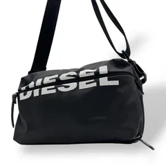 ディーゼル DIESEL ショルダーバッグ クロスボディ ブラック 黒 ロゴプリント 防水素材 メンズ レディース ユニセックス U17