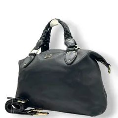 マイケルコース 2WAY ハンドバッグ ショルダーバッグ レザー 本革 ブラック 編み込みハンドル レディース 斜め掛け可 MICHAEL KORS ミニボストン ゴールド金具 ロゴプレート エレガント フェミニン 通勤通学デザイン U6