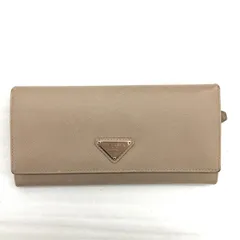▼▼PRADA プラダ 長財布 サフィアーノ ベージュ