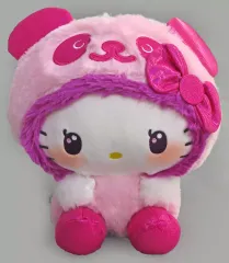 【中古】ぬいぐるみ パンダ ハローキティ(B/ピンク) GIRAGIRA BIGぬいぐるみ 「パンダ ハローキティ」