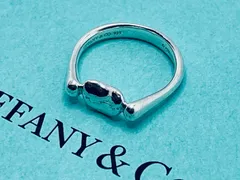 a164 Tiffany&Co. ティファニー　ビーン　リング　シルバー　925 約11号 ビーンズ
