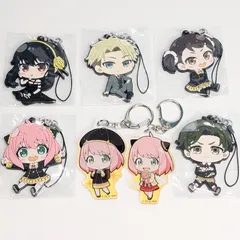 SPY✕FAMILY　スパイファミリー　ラバーストラップ　ラバーマスコット アクリルキーホルダー等　7点セット