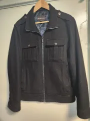 マイケル・コース ブラック メンズ ウール ジャケット M