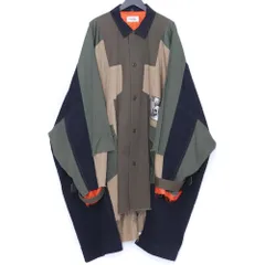 KIDILL Fancy Patchwork coat Fサイズ カーキ KL365のサムネイル